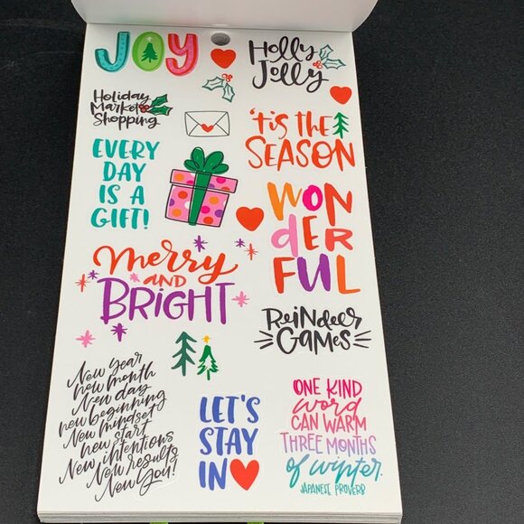 The Happy Planner Gold Star Quotes 605-Piece Sticker Pack For Classic Size - Picture 3 of 6